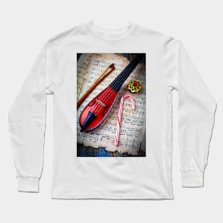 Pocket Violin And Ornament Long Sleeve T-Shirt